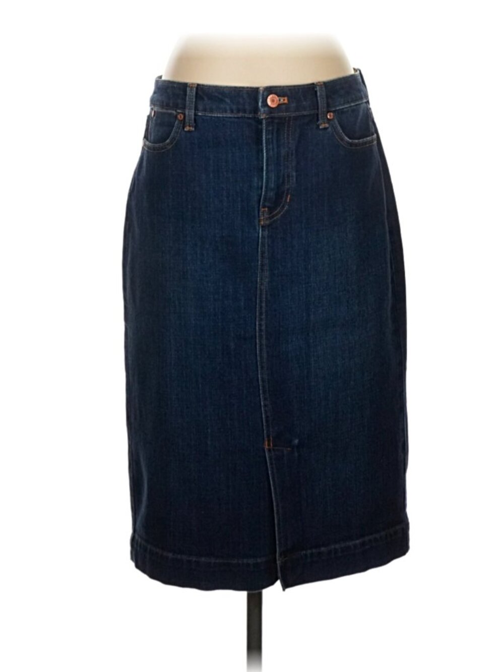 Talbot's denim pencil skirt
